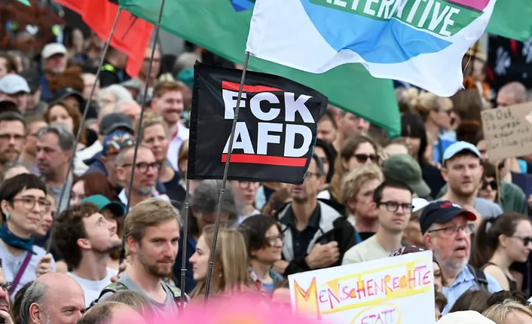 Deutschlandweite Proteste gegen Rechtsextremismus