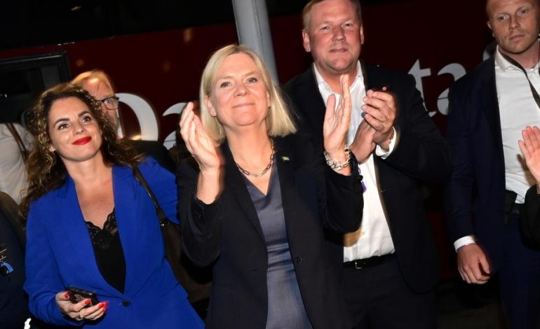 Wahl in Schweden: Prognosen sehen Mitte-Links-Parteien vorn