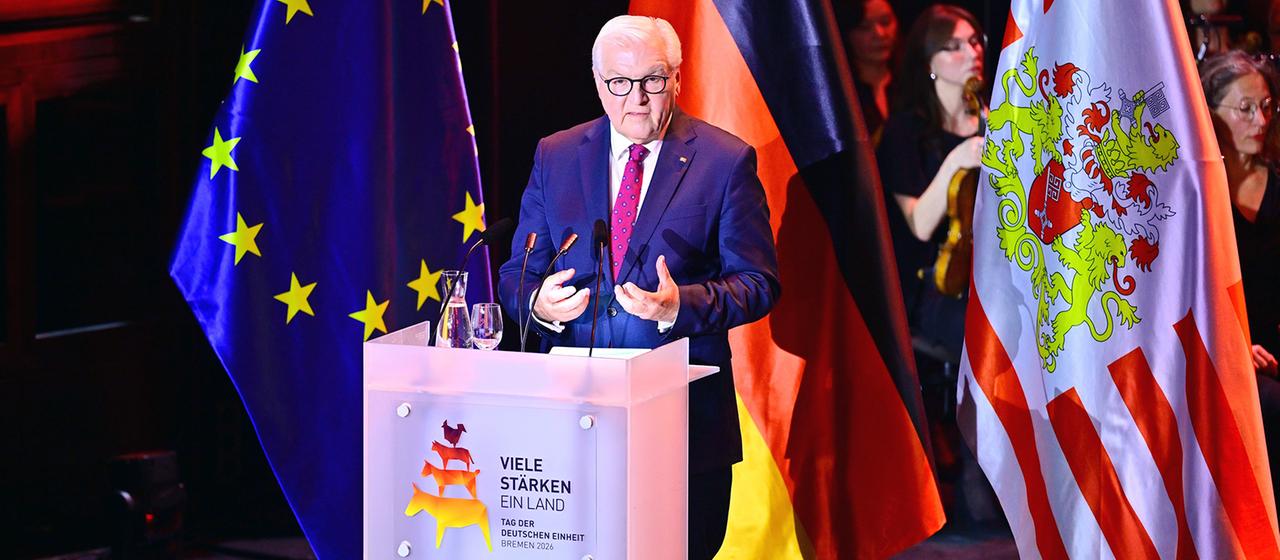 Steinmeier ruft zur Verteidigung der Demokratie auf