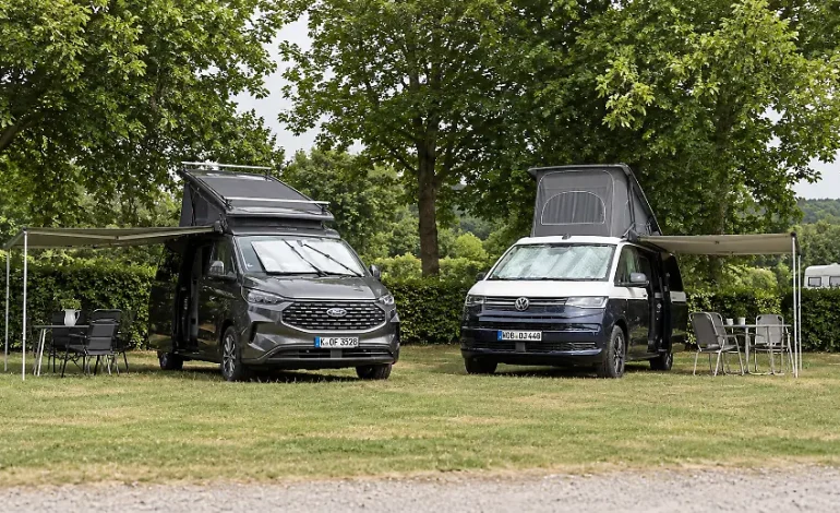 Camping-Giganten im Test: VW California gegen Ford Nugget