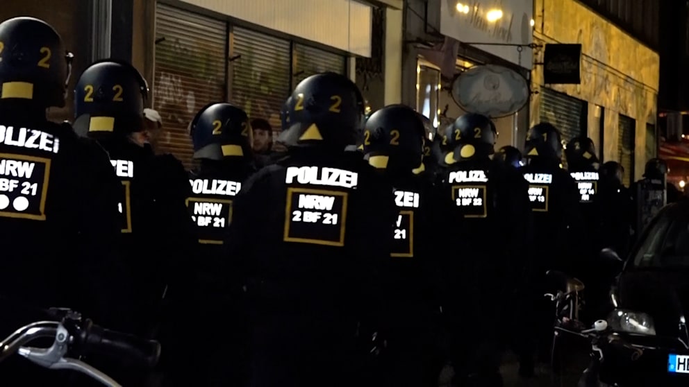 Krawall-Nacht vor dem Einheitstag