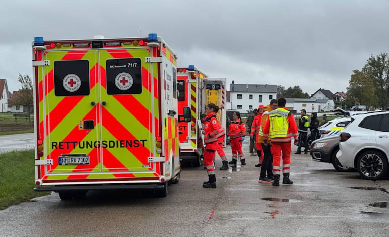 Schießerei in Berngau: Bewohner sollen in ihren Häusern bleiben