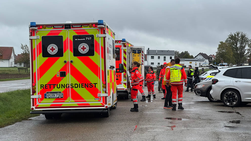 Schießerei in Berngau: Bewohner sollen in ihren Häusern bleiben