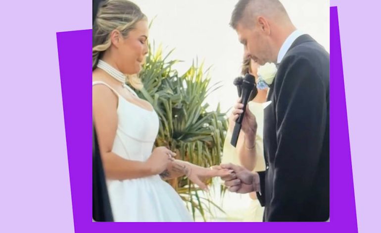 Peinlicher Hochzeitsmoment: Bräutigam sorgt für Lacher
