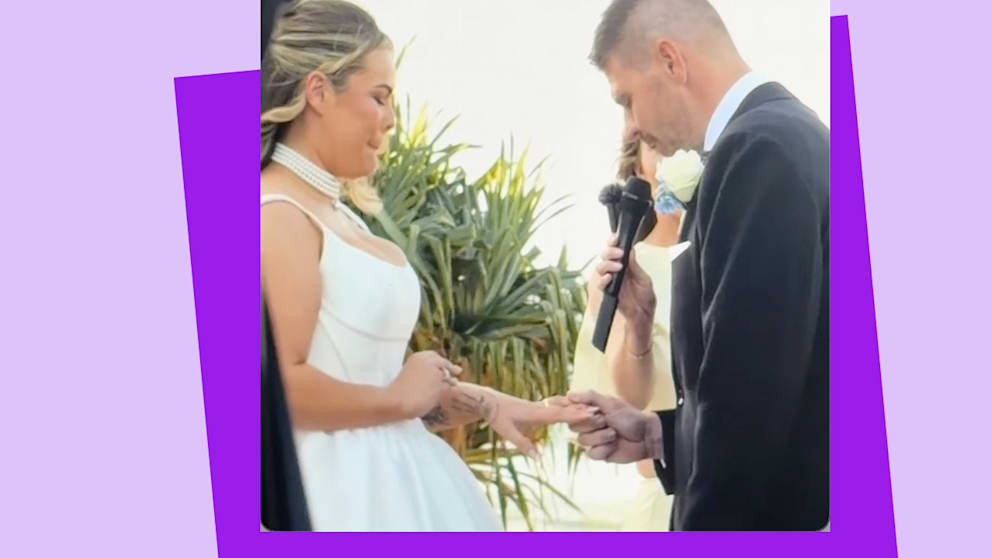 Peinlicher Hochzeitsmoment: Bräutigam sorgt für Lacher