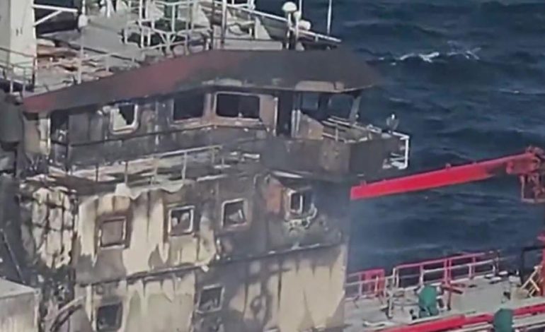 Feuer auf Handelsschiff im Schwarzen Meer: Mehrere Seeleute vermisst