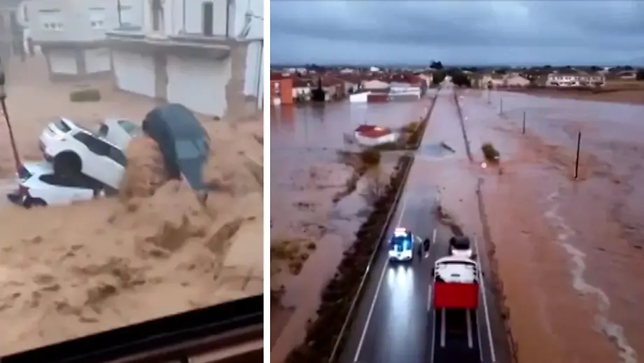 Überflutungen in Spanien: Drohnenvideos zeigen Ausmaß nach Regenfällen