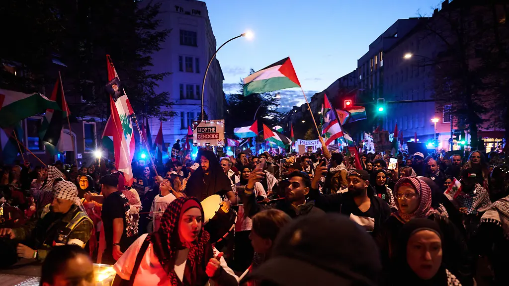 Festnahmen wegen Volksverhetzung in Berlin bei propalästinensischer Demonstration