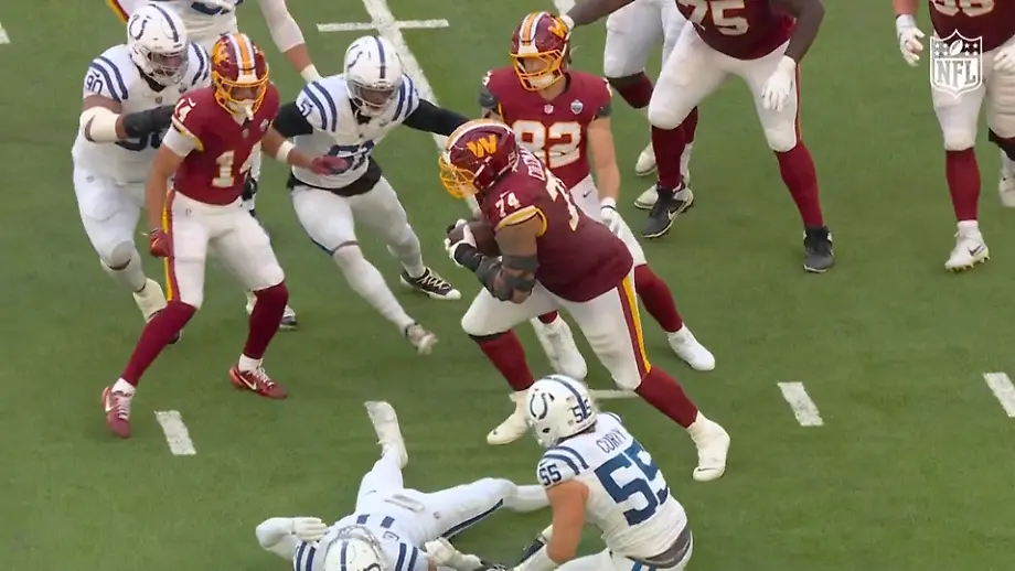 Brandon Colemans Erster NFL-Catch in London