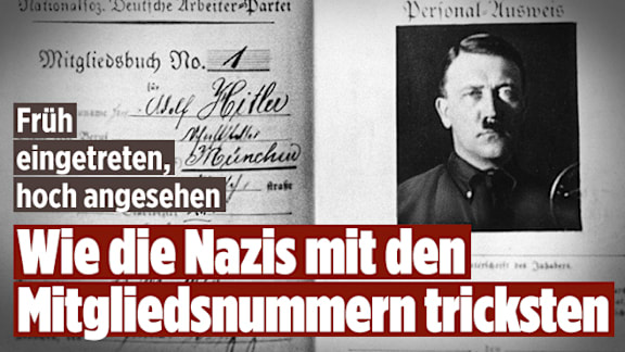 Frühere Mitgliedschaft bei den Nazis: Zahlen als Propaganda