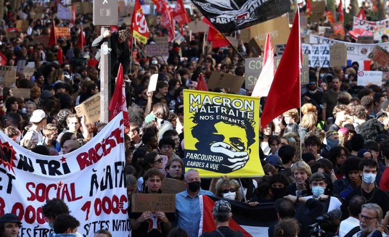 Proteste für bessere Lernbedingungen in Frankreich