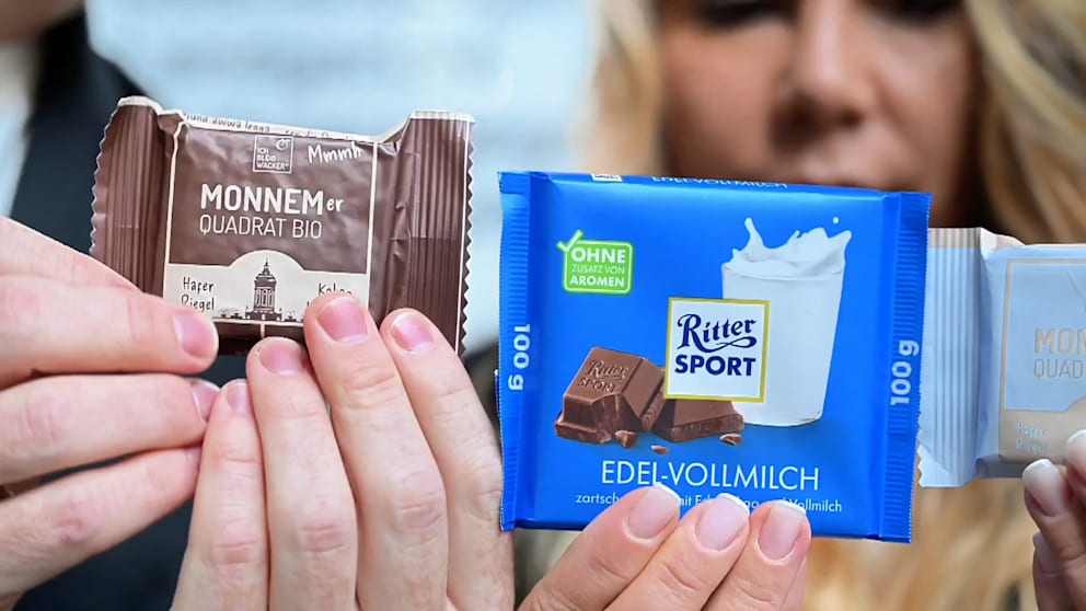Ritter Sport vs. Haferriegelhersteller: Quadratische Produktform im Fokus