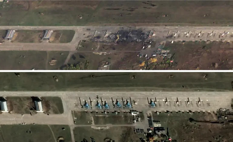 Ukraine greift russischen Militärflugplatz an
