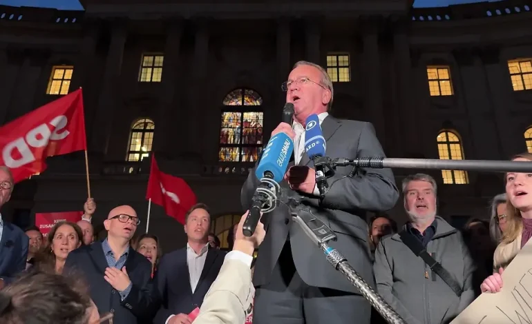 Proteste der SPD gegen AfD-Wahl zum Landtagspräsidenten